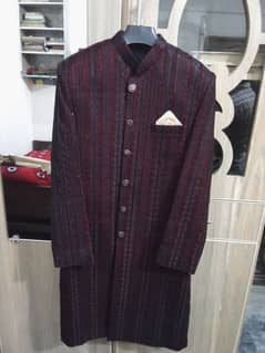 sherwani urgent sale size medium 36