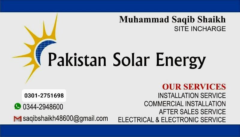 PAKITAN SOLAR ENERGY 0