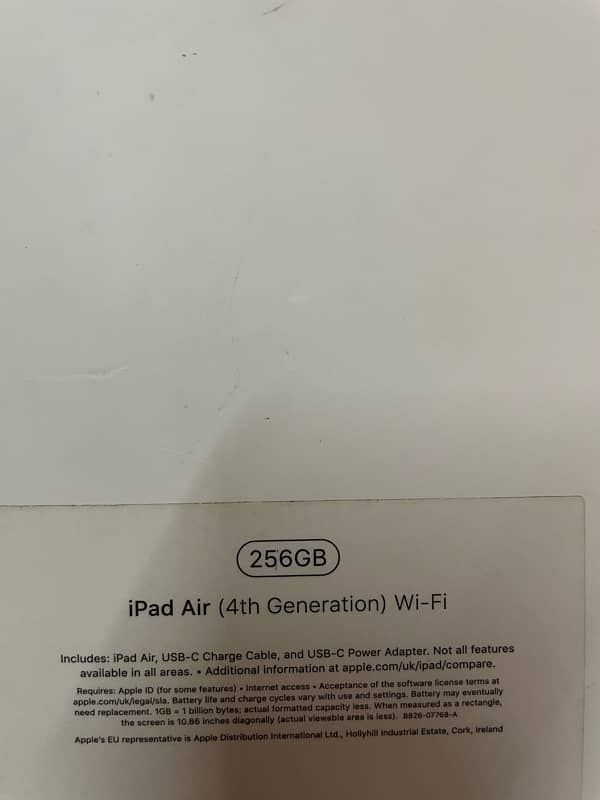 ipad air 4 256 gb wifi 3