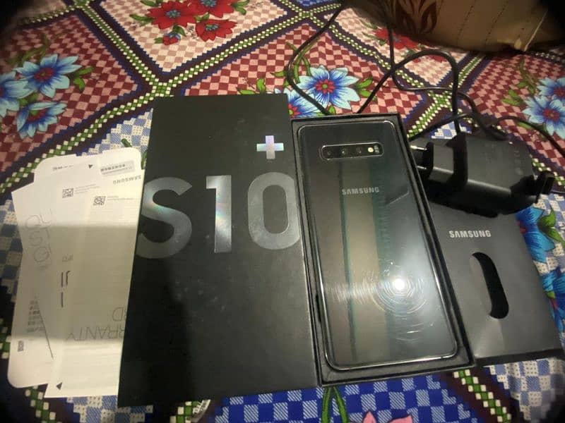 Samsung S10 plus official dual approved with box 0