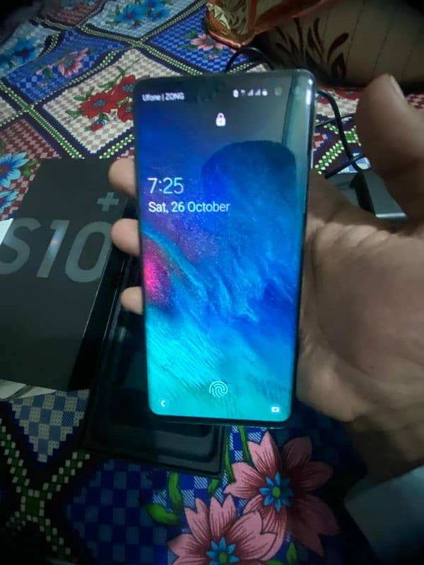 Samsung S10 plus official dual approved with box 3