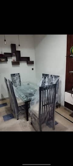 6 chairs dining table