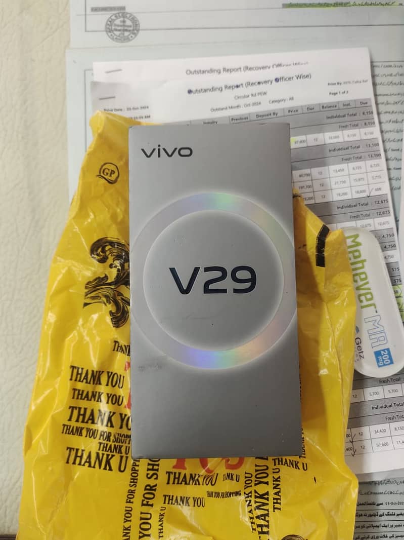 VIVO V29  12gb ram 256gb rom full ok set )(lush condition 10/10) 1