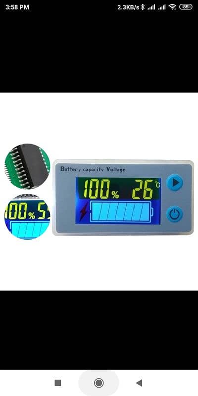 8-70V LCD EV bike Lithium Battery Capacity indicator 16