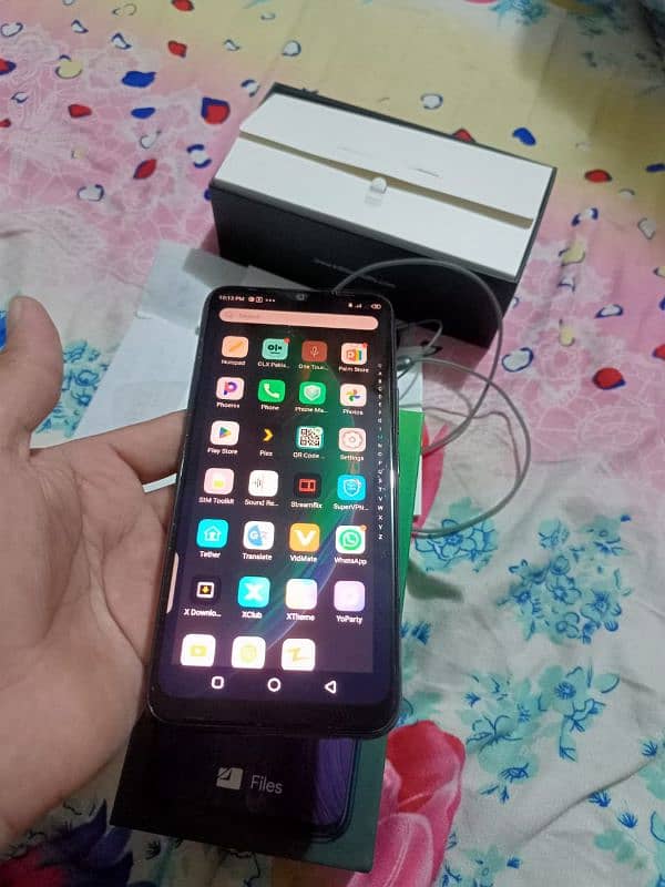 infinix mobile 4 64 with box clean phone 4