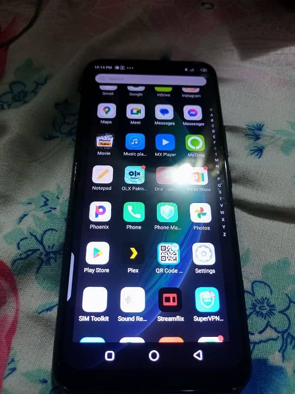 infinix mobile 4 64 with box clean phone 5