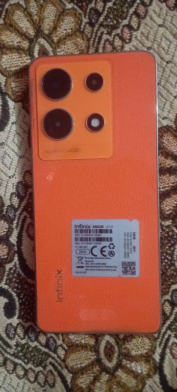 Infinix note 30 new with original box and charge 3 month wronthy 0