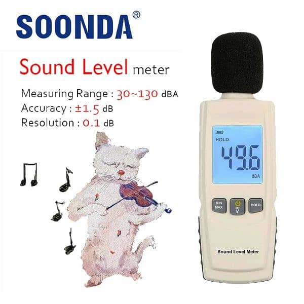 GM1352 sports Sound level meters Decibel meter logger Noise Audi 1