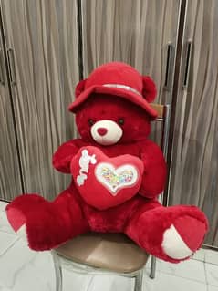 Red teddy bear big size