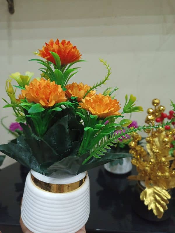 artificial flower pots 3