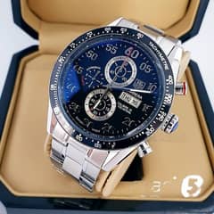 Luxury(Premium) Analog Calibre 16 Chronograph Blue Dial Watch,