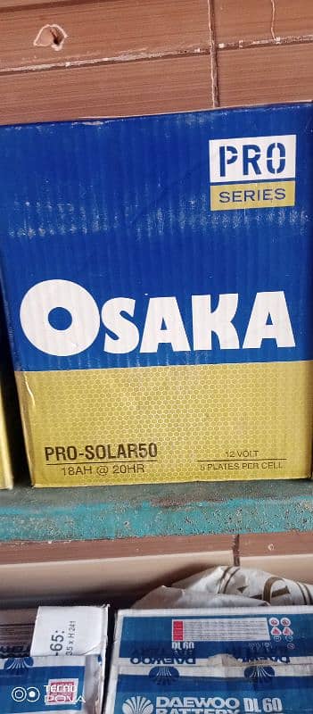 Battery for UPS, Solar and OSAKA DAEWOO 0