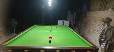 snooker and handball games