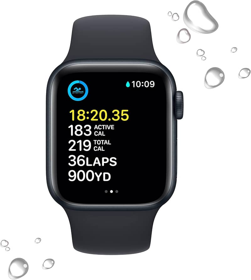 Apple Watch SE (2nd Gen) (GPS, 40mm) - Midnight Aluminum Case with Mi 2