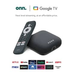 Google-Certified OnnTV 4K Pro With Netflix  Certificate (ESN)Voice Ass