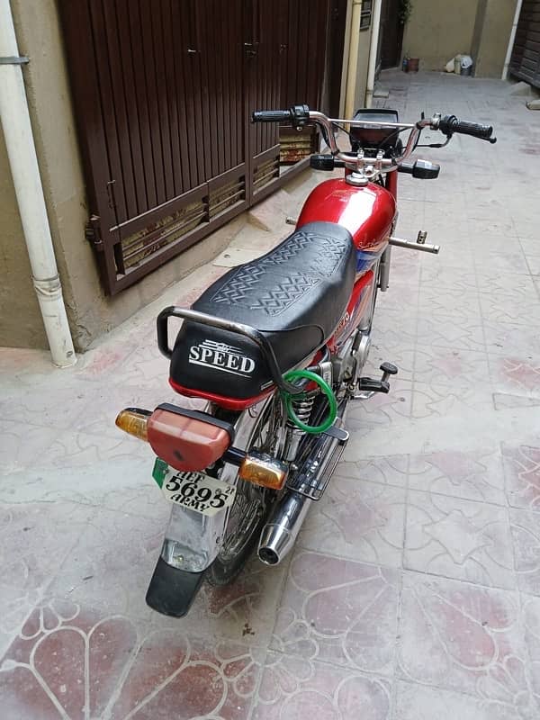 Hi speed motorcycle 70 cc 5