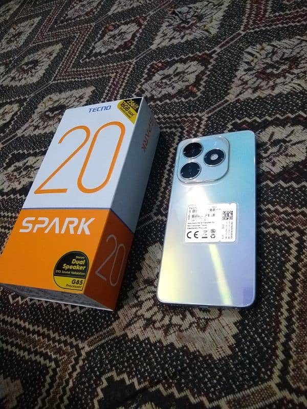 Tecno Spark 20 8+8gb 256gb box pack 15 day use 0