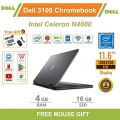 DELL Laptop ORIGINAL | Chromebook 3100  | 16GB SSD Storage | 4GB RAM |