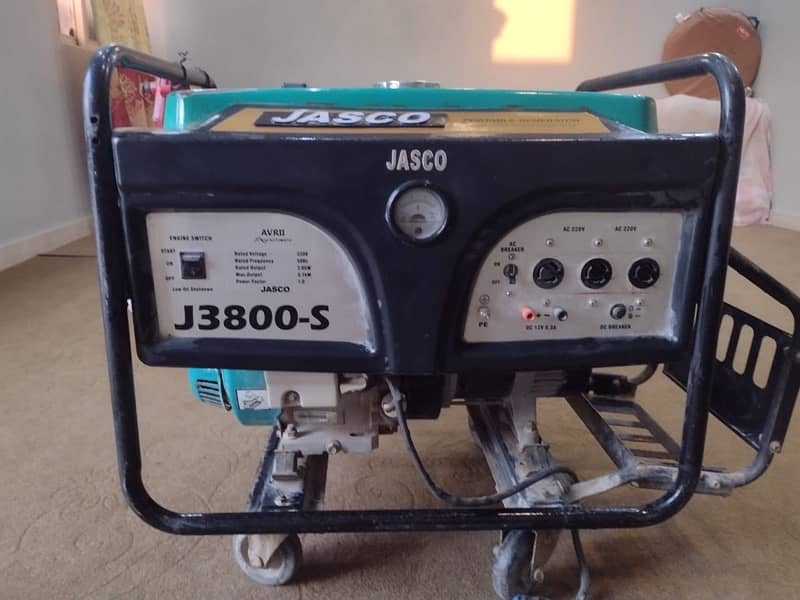 genrator jasco j3800s 5kva 11