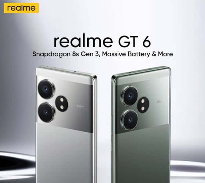 Realme GT6 16/512 Box pack available very limited stock 1