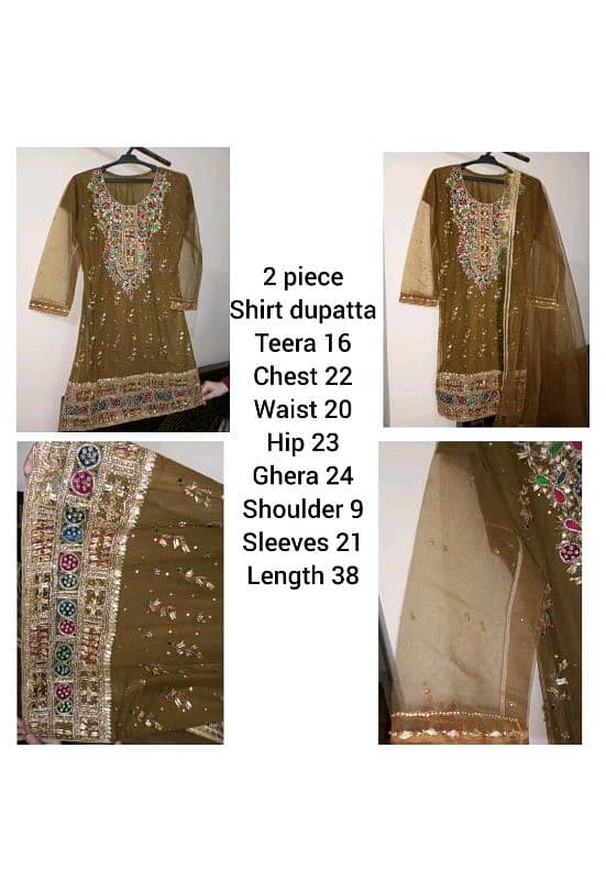 wedding party mehndi Dress handmade 1