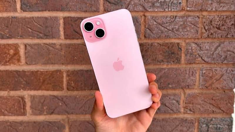 IPHONE 15 PLUS PINK 128GB JV 100% battery health 2