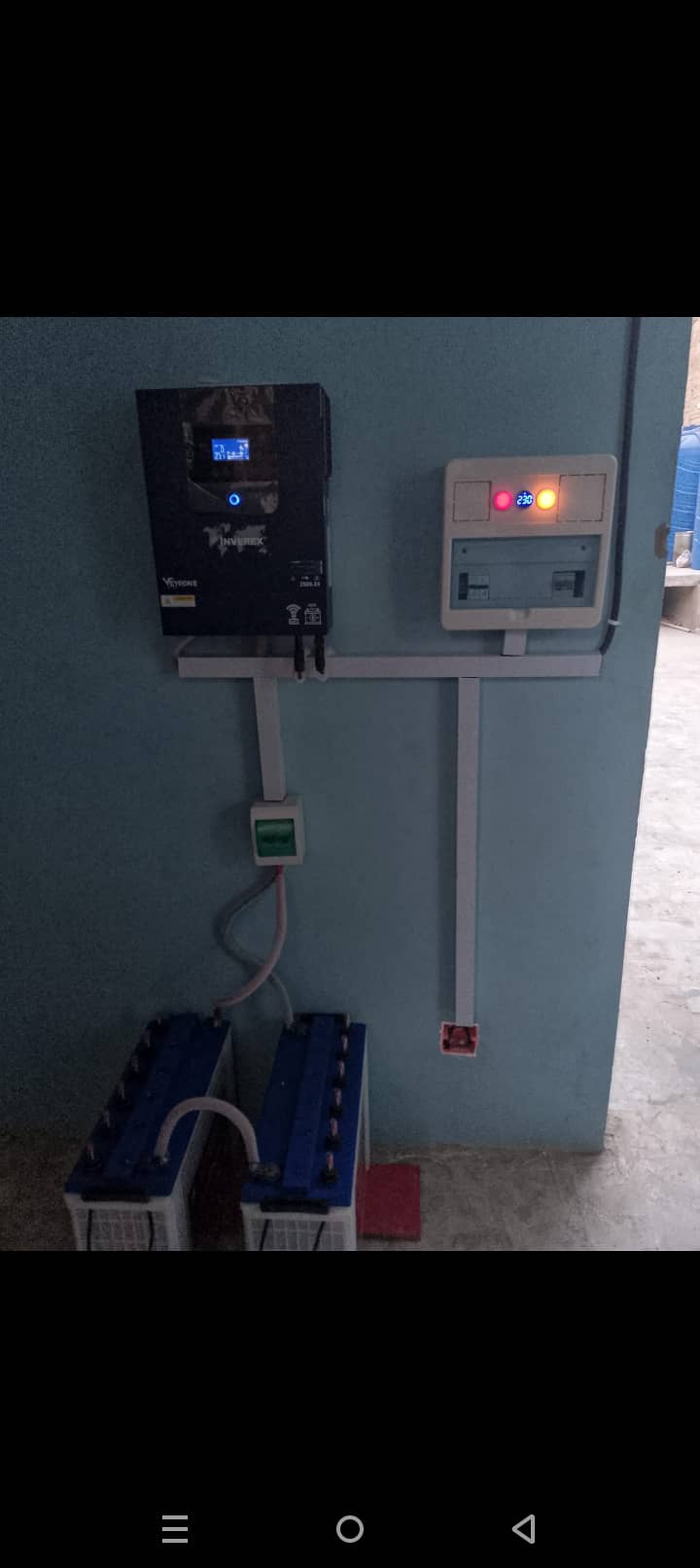 Solar system installation/solar elevated structure/solar inverter 1