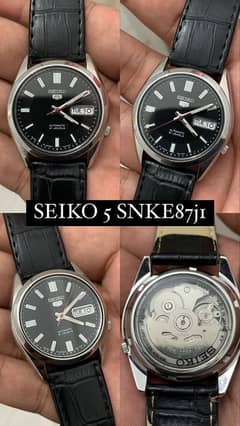 Seiko 5 SNKE87J1 Black dial 0