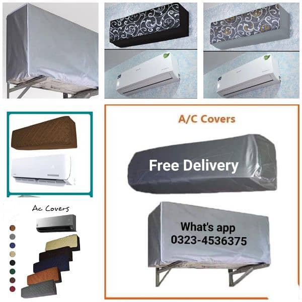 AC Cover l 2 PC's l Free Delivery l 0323-4536375 l Parachute 0