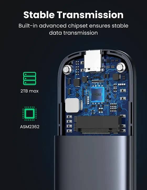 UGREEN 60354 M. 2 NVMe SSD USB-C Enclosure. 4