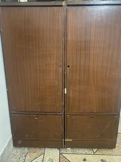 Double door wardrobe