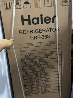 HAIER HRF 368 Refrigerator Energy Saver | Black Color Haier freezer