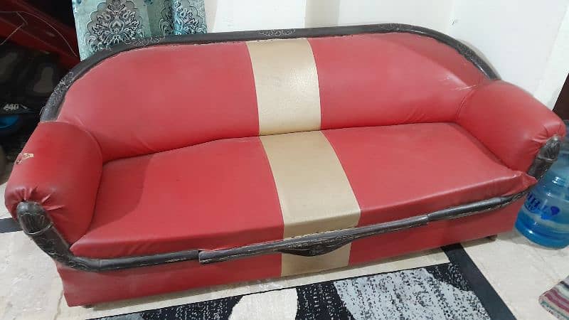 5 seater sofa set & Master size mattress for sale 7