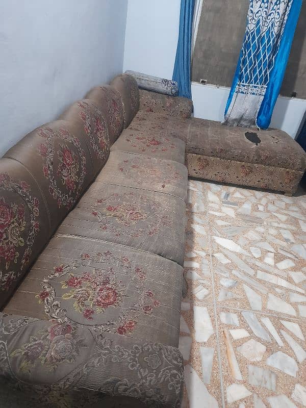 L shape corner sofa 7 seater 0