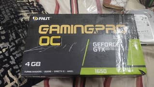 Nvidia geforce gtx 1650 4gb almost new condition