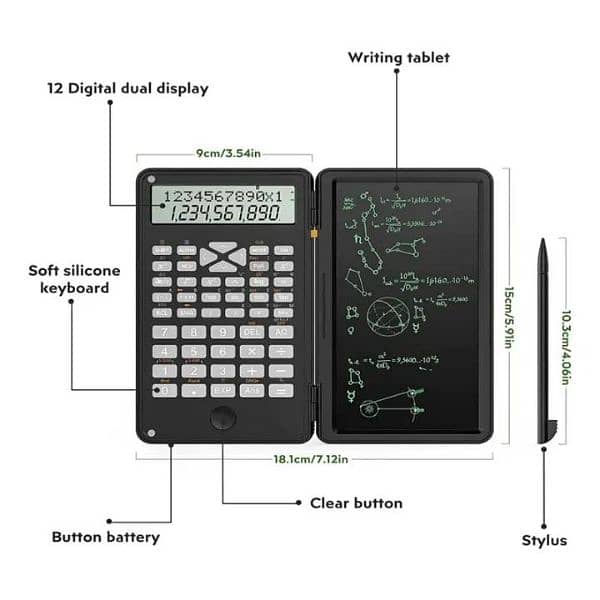 Scientific Calculator-Foldable Financial Calculatr-Ships from Overseas 8