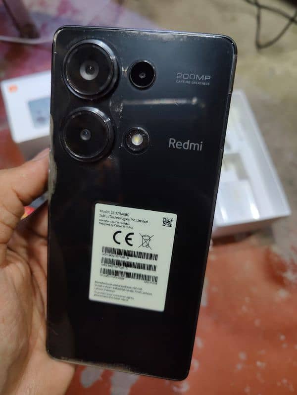 Redmi Note 13pro 12GB 512GB 11 month warranty fully box asess 6