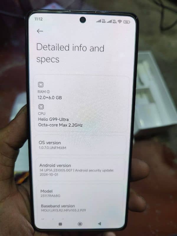 Redmi Note 13pro 12GB 512GB 11 month warranty fully box asess 12