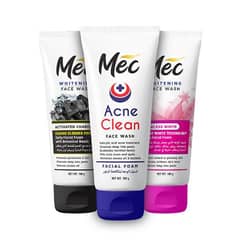 MEC Face wash 3 In 1 & Single Available Single Price 599