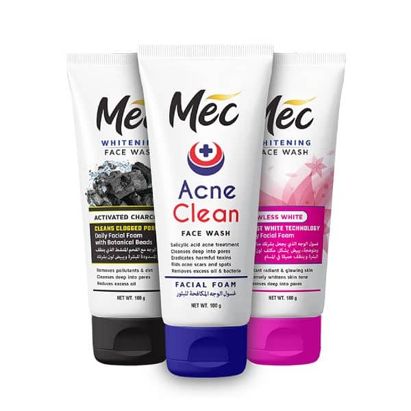 MEC Face wash 3 In 1 & Single Available Single Price 599 0