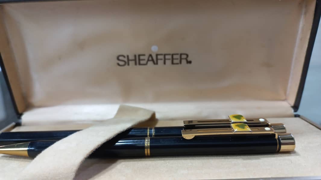 Sheaffer Targa 14k gold nib Fountain pen set 0