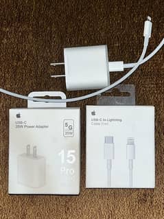 Iphone original adapter with lighting cable New charger