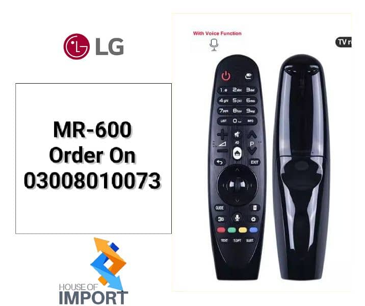 LG Magic Remote Control with voice & Mouse option 03008010073 5