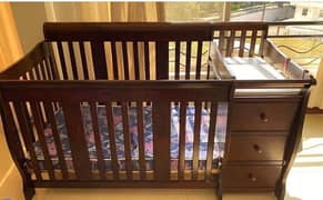 giggles baby cot with mattress