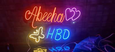 Neon Light|couple names|Office Dacuration|3D signe boards|Home decorat