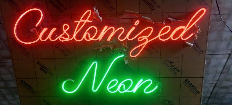 Neon Light|couple names|Office Dacuration|3D signe boards|Home decorat 6