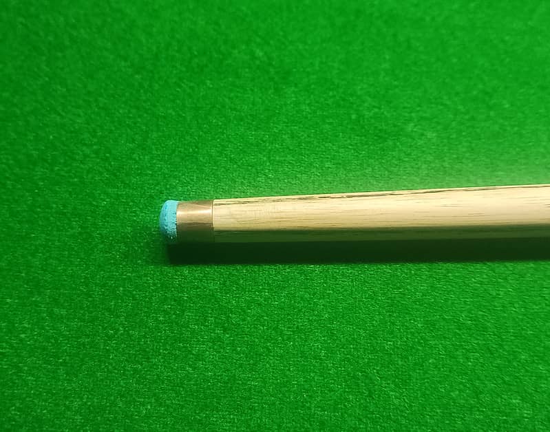 UK Brand Single Piece Cue Premium Tip installed 8