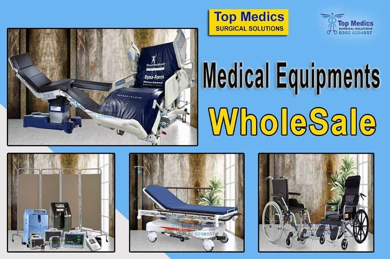 Hospital Equipment refurbished Bed / Moniters / OT Table/ Stretcher / 16