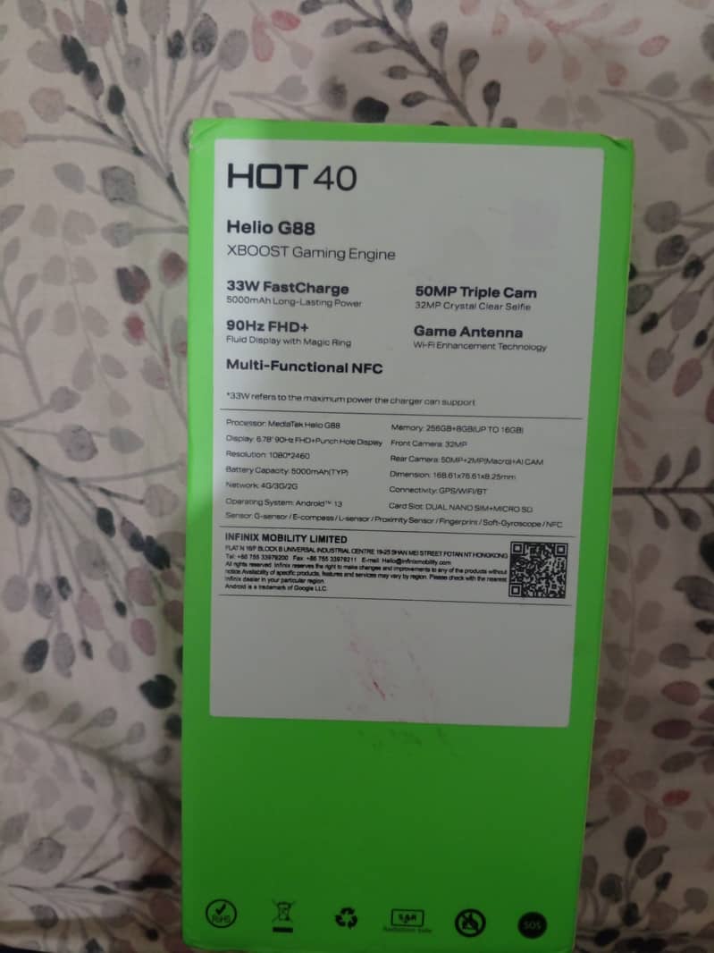 Infinix Hot 40 9