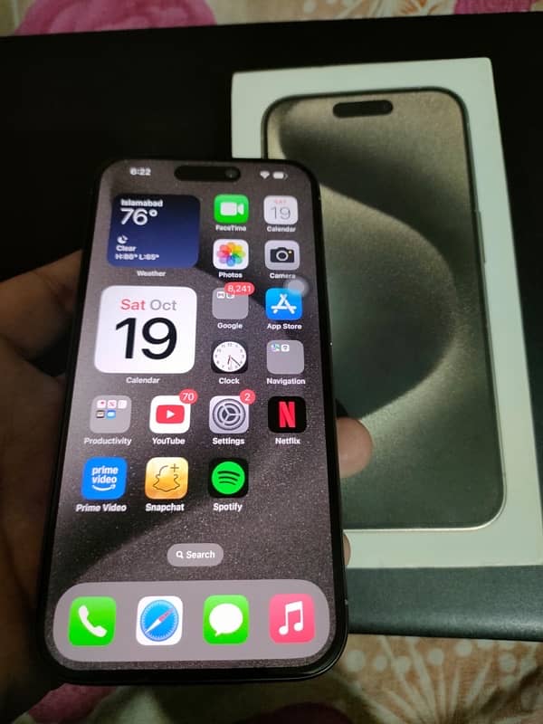 iPhone 15 Pro NON PTA - 128 Gb 3